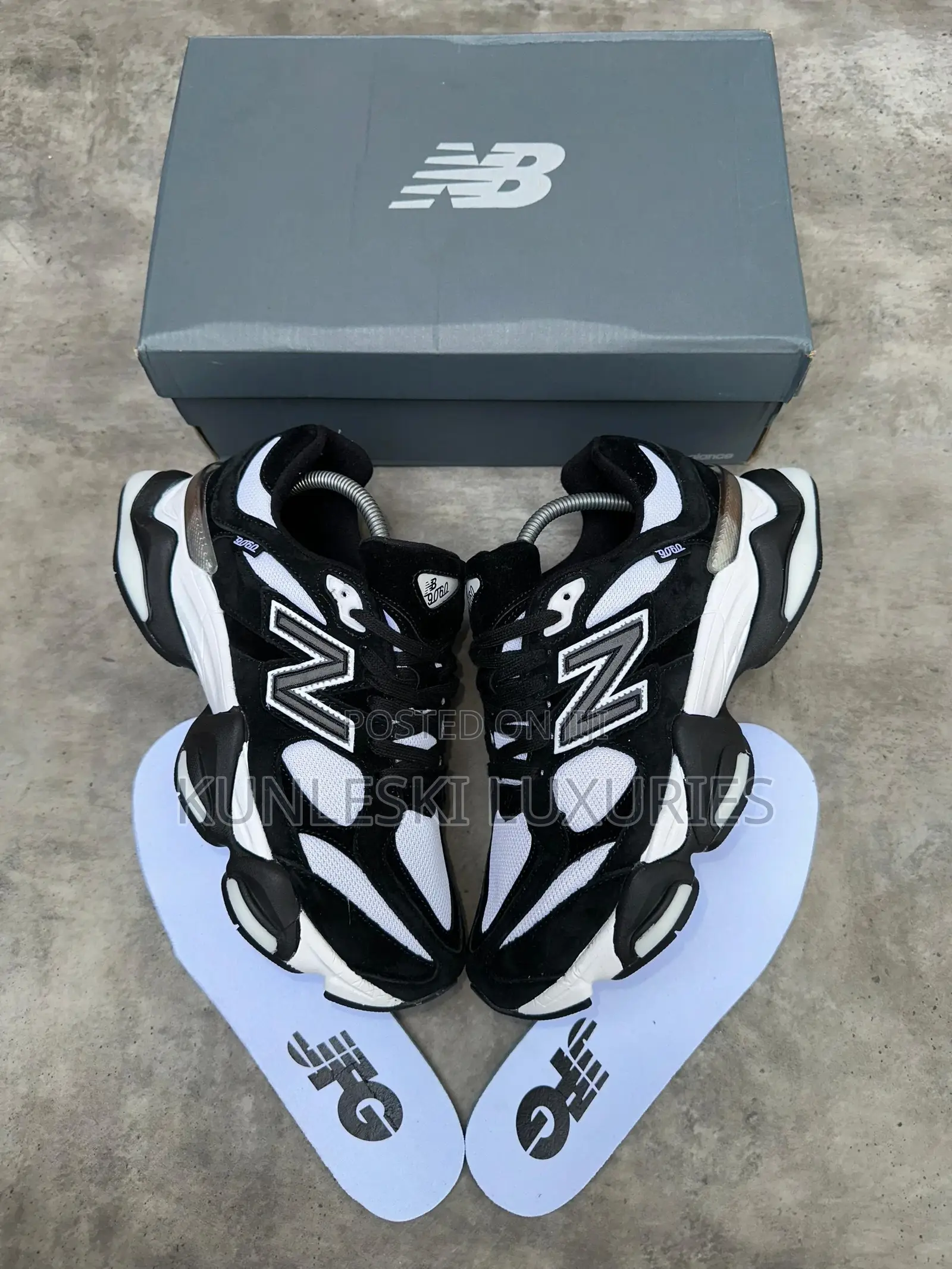 Original New Balance 9060 Panda Sneakers