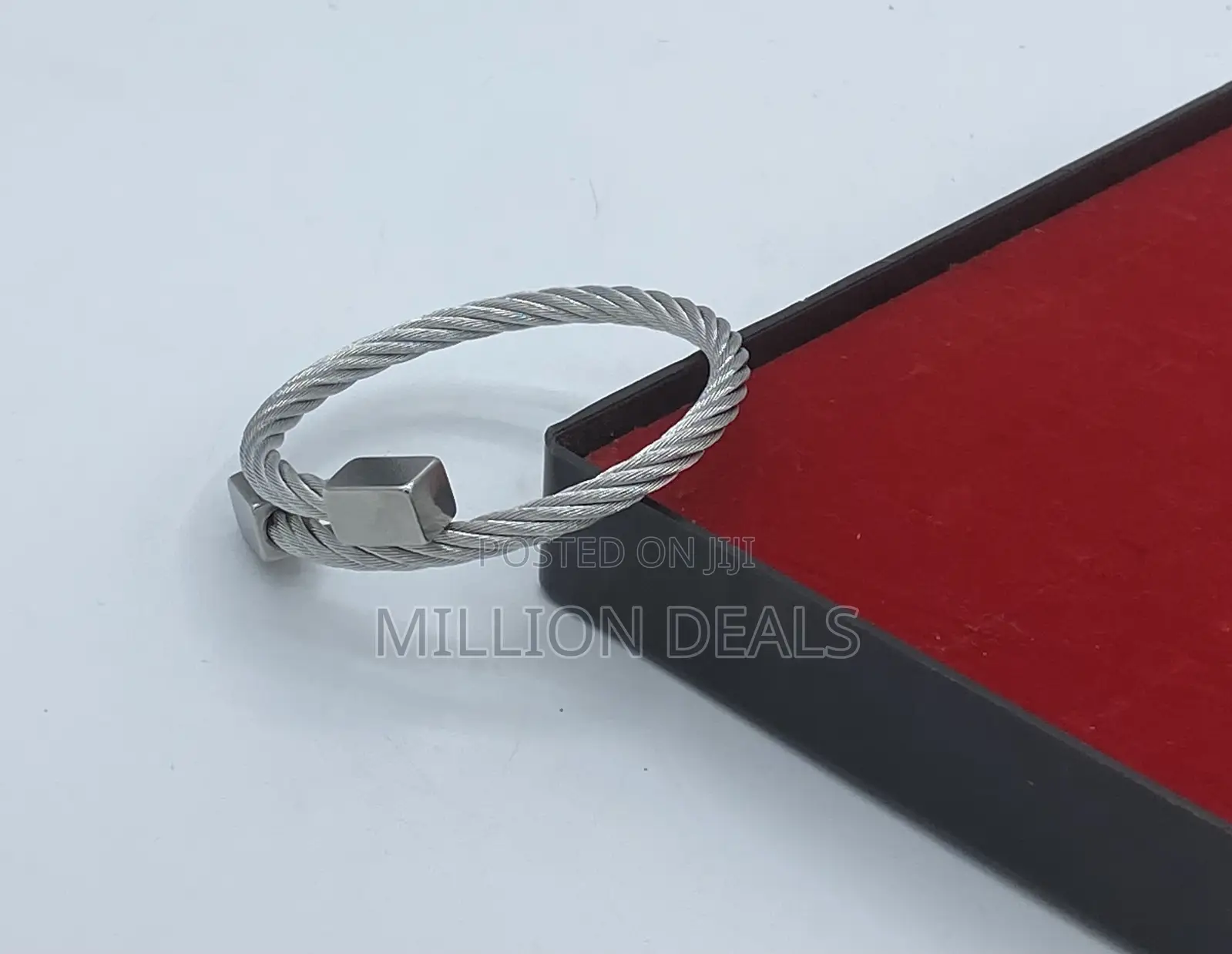 Steel Stylish Luxe Men’S Link Bracelet Silver