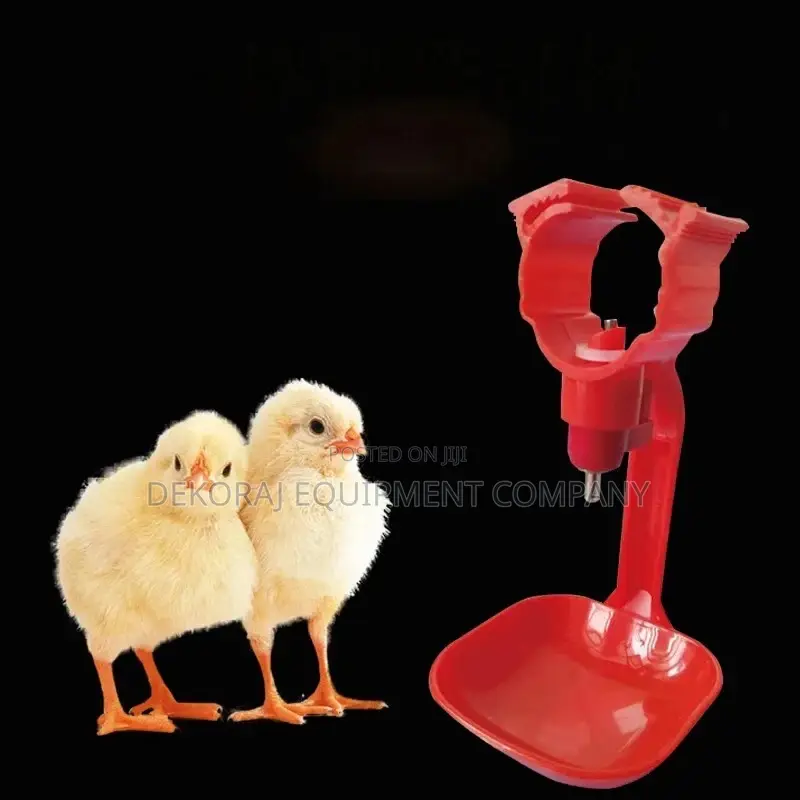 360° Chicken Nipple Drinker With Cup for Poultry