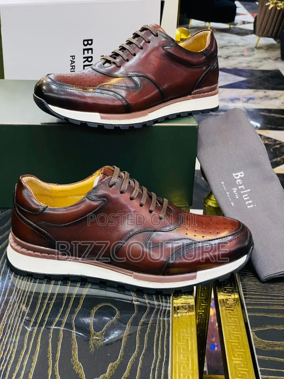 Original Italian Berluti Sneakers Available in Store