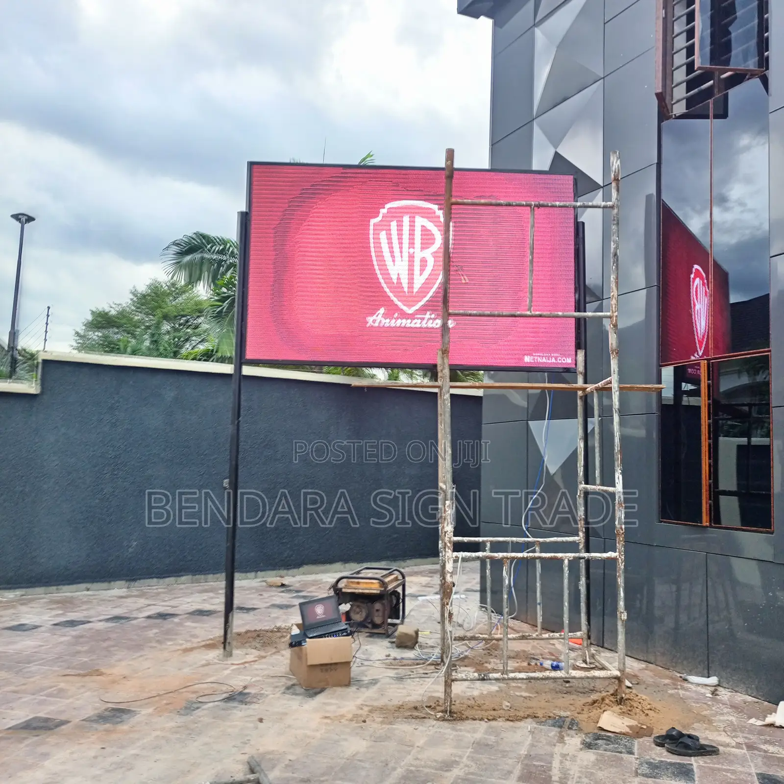 Football Video Screen Bar Screen 9ft by 6