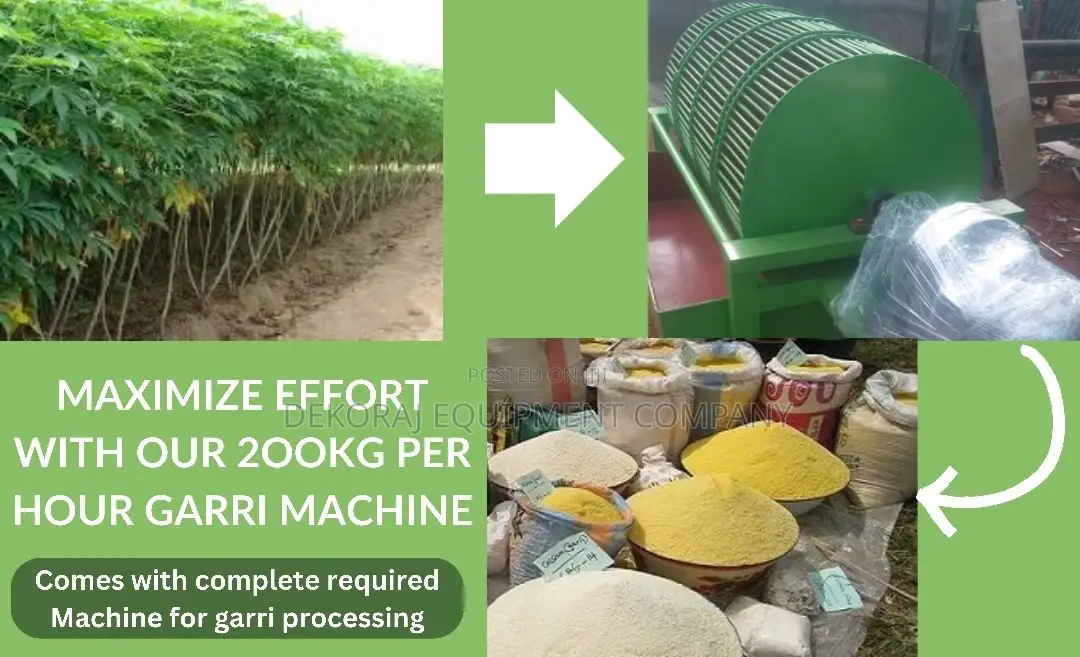 Advanced Garri Machine: Upgrade Your Output-60 Bags/Day
