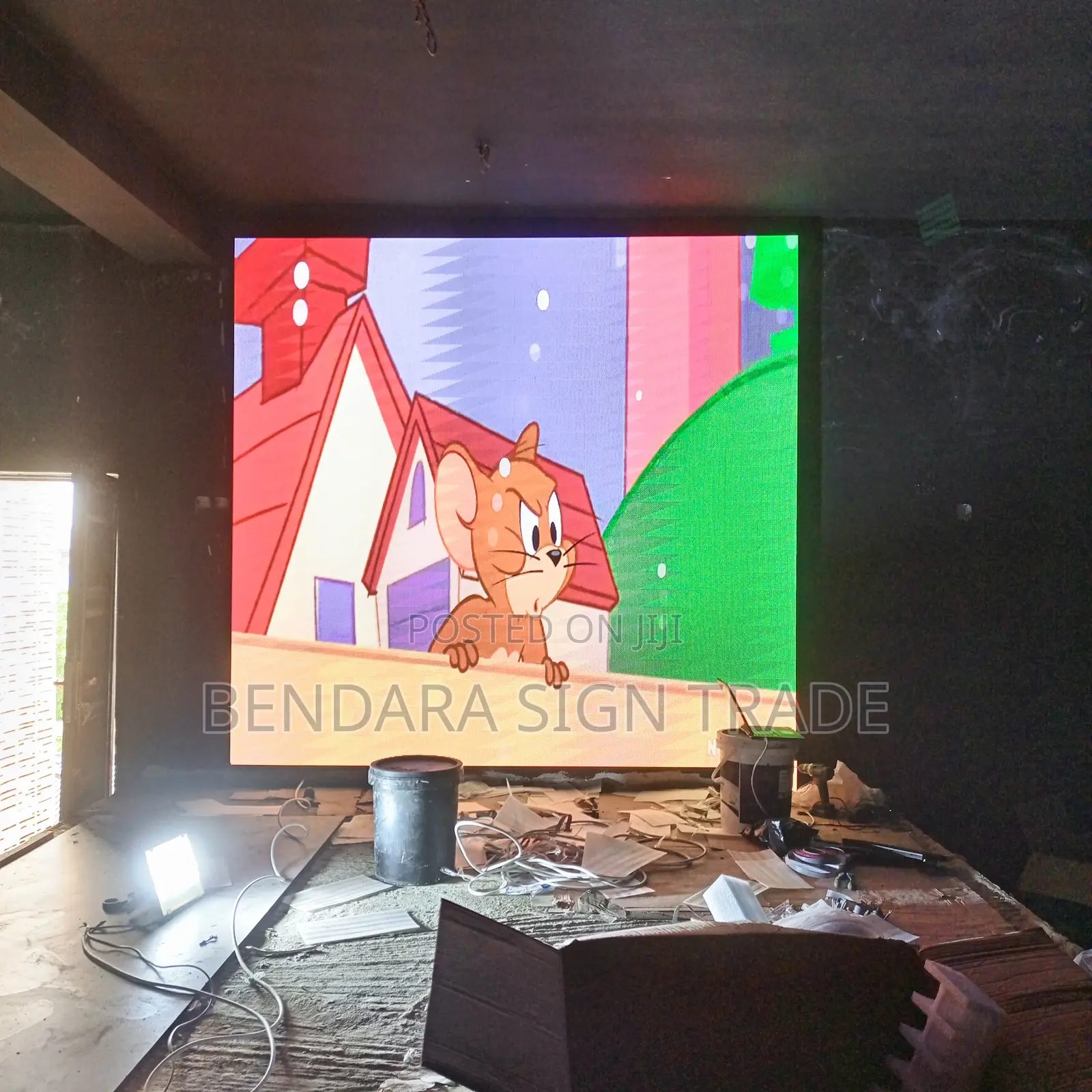 Club Screen Design. 9ft by 8ft