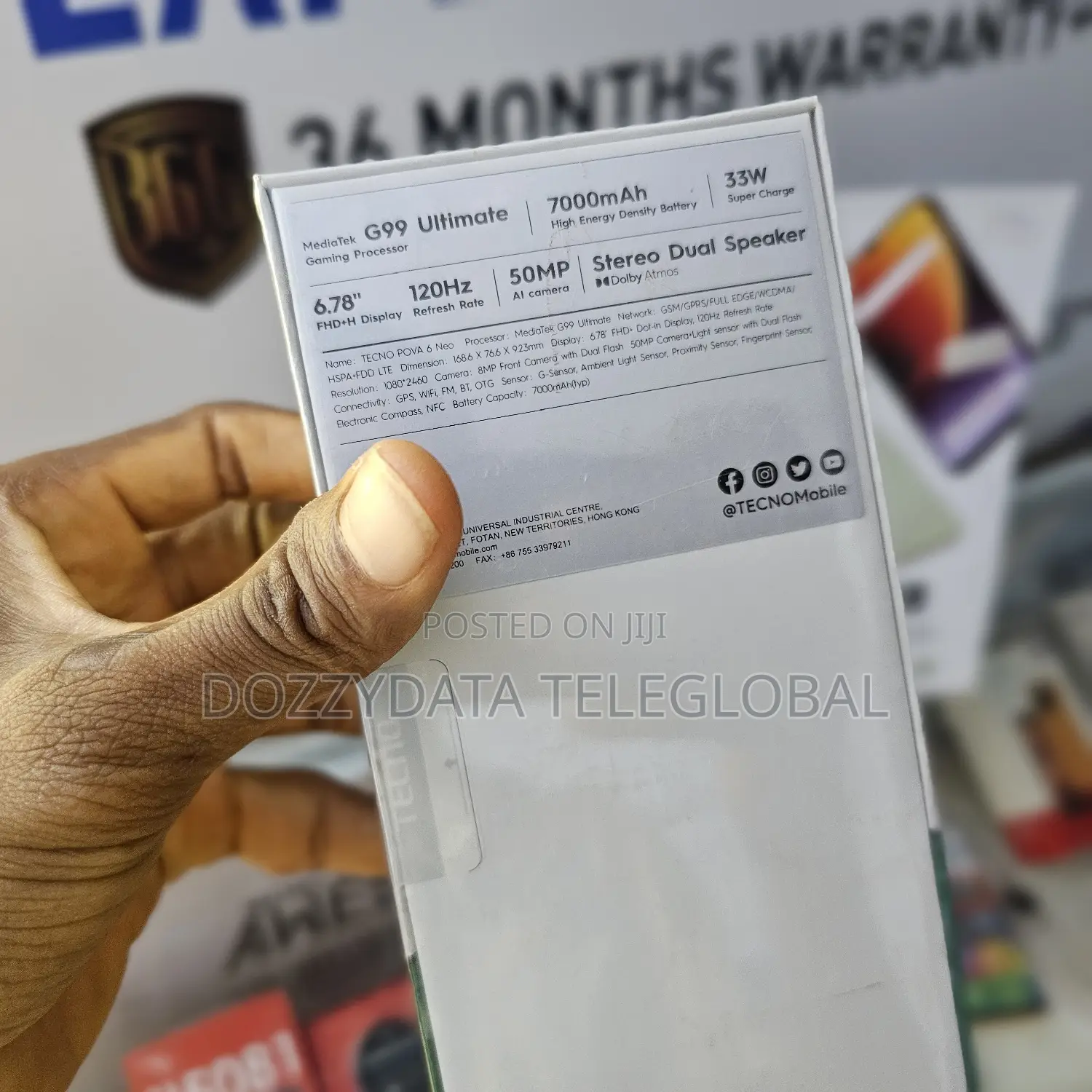 New Tecno Pova 6 Neo 256 GB
