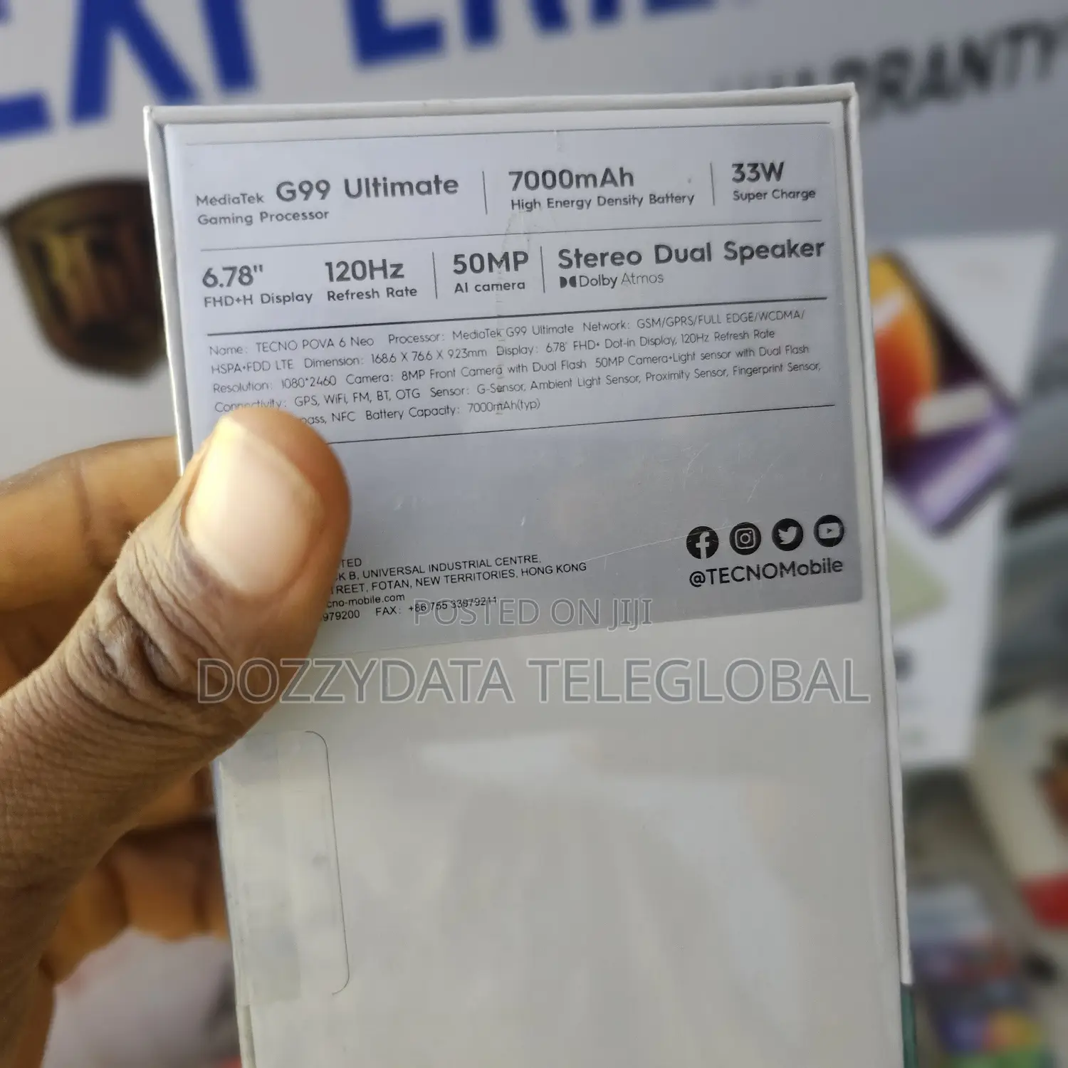 New Tecno Pova 6 Neo 256 GB