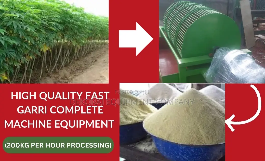 Garri Processing Machine: Crafted for Excellence(200kg/Hr)