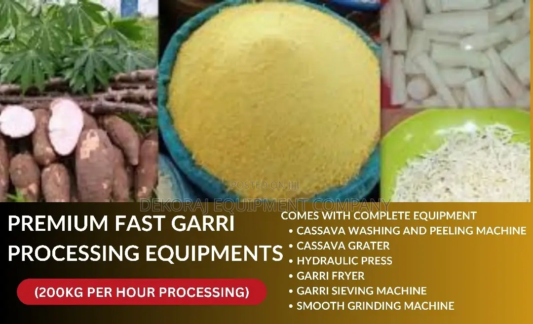 Advanced Garri Machine: Transform Production(200kg/Hr)