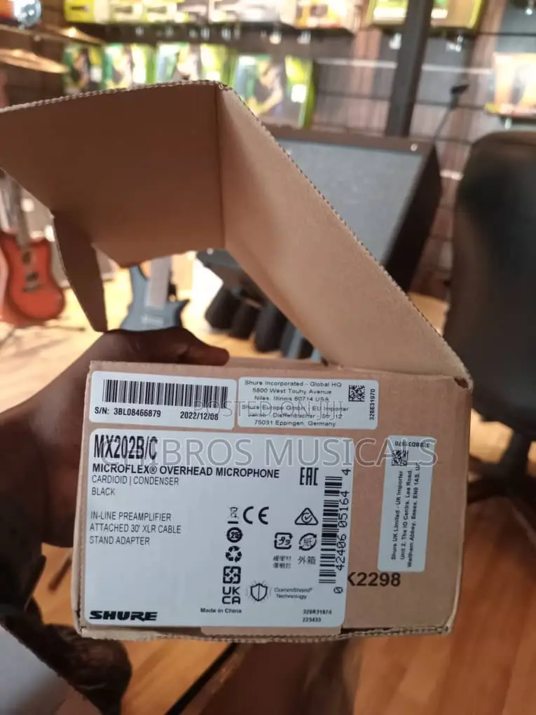 Shure Mx202 Microflex Overhead