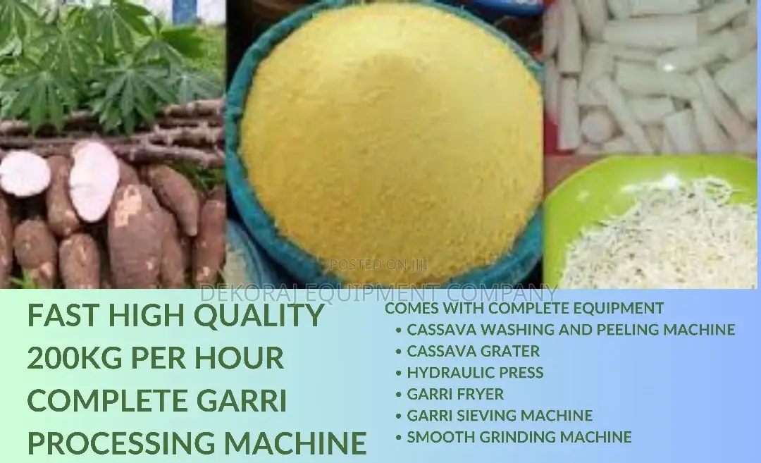 200kg/Hr Garri Machine: Boost Production Quality