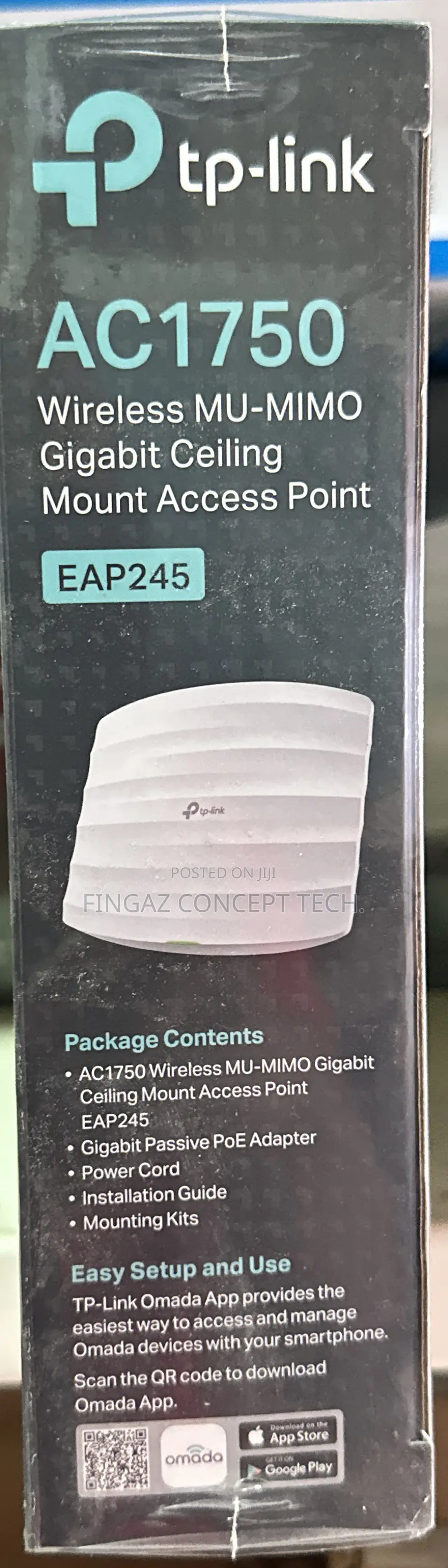 Tp-Link Eap245 Ac1750 Wireless Dualband Gigabit Ceilin Mount