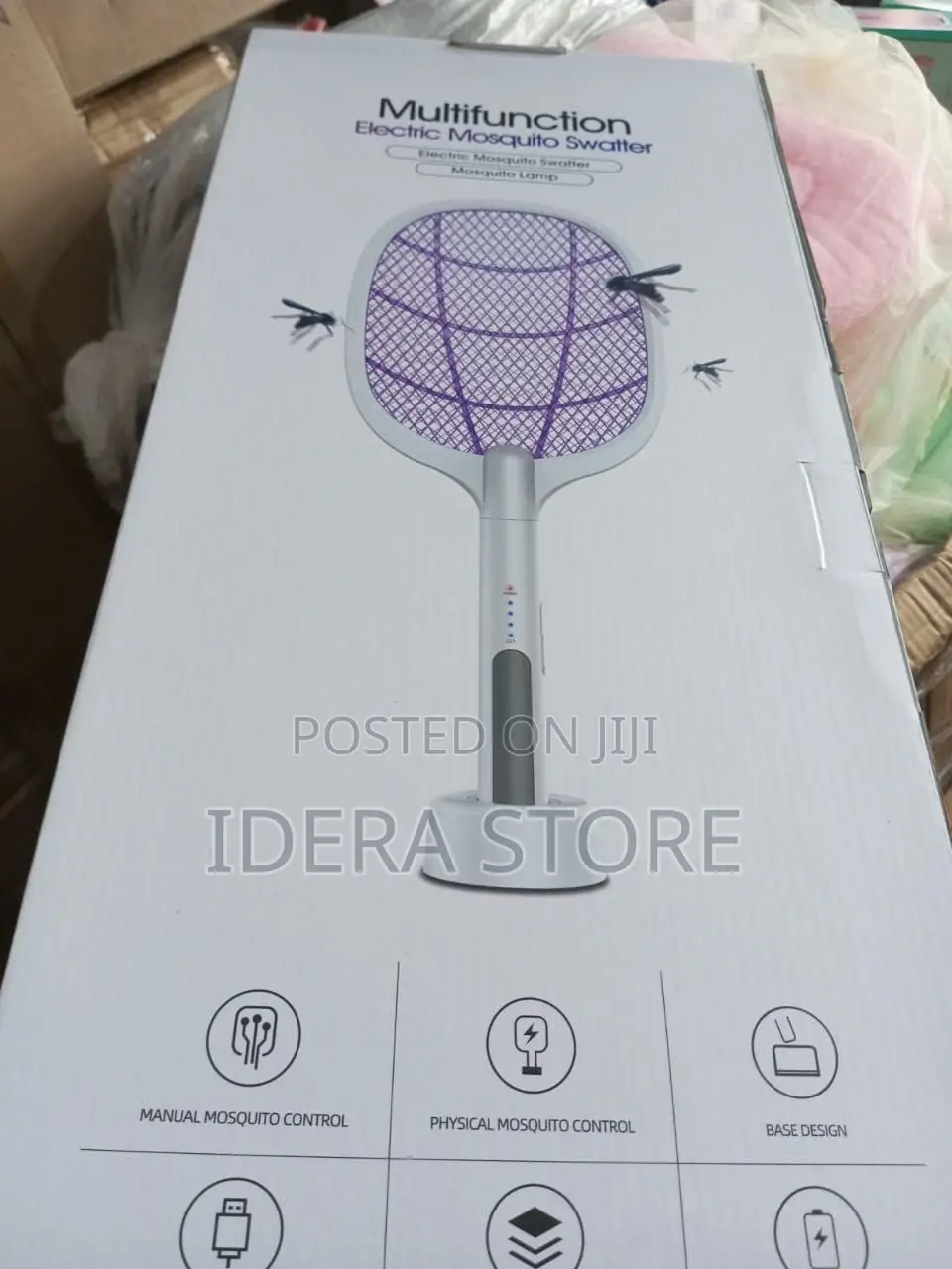 Quality Rechargeable Electric Mosquito Killer- Bat-Swatter