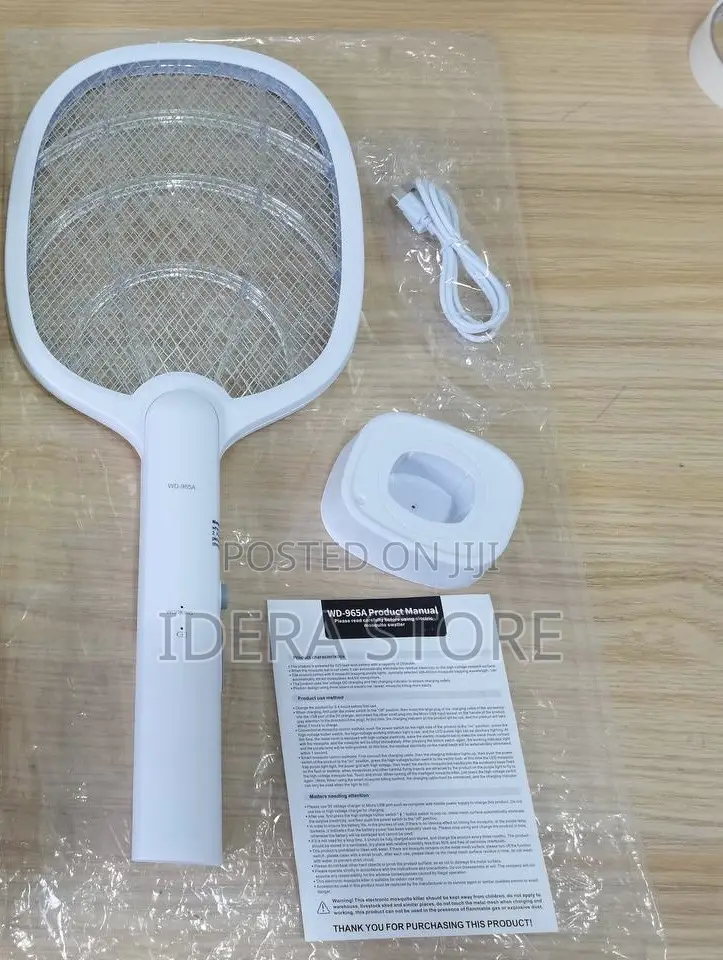 Quality Rechargeable Electric Mosquito Killer- Bat-Swatter