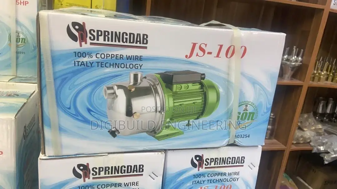 1hp Springdab Stainless Water Pumping Machine