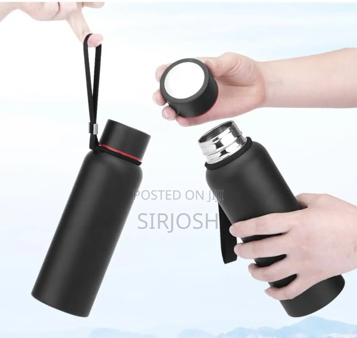 Double Walled Stainless Steel Metal Vacuum Flask
