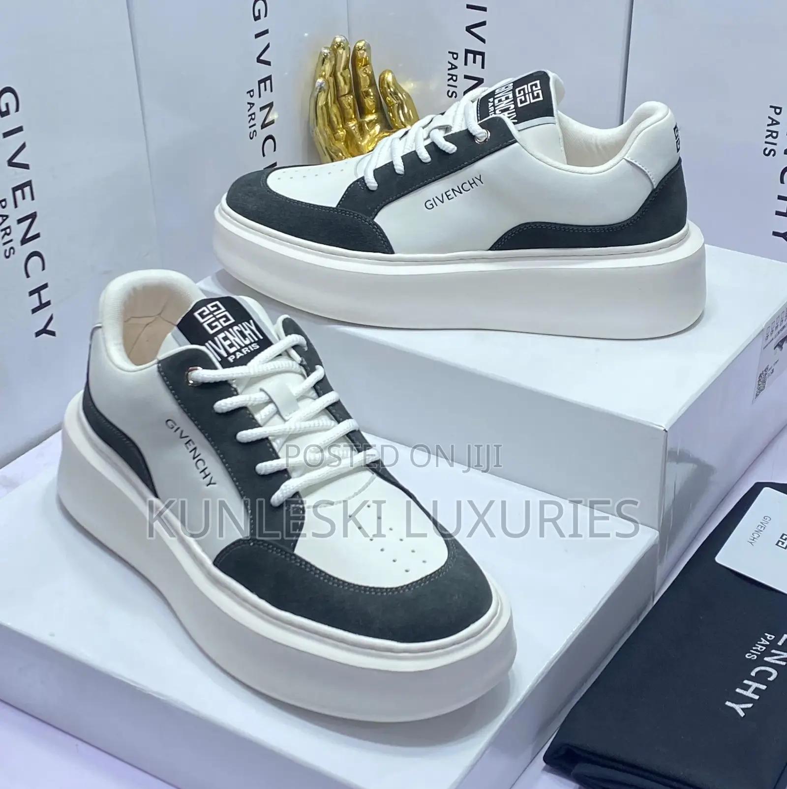 Original Givenchy Men Leather Sneakers