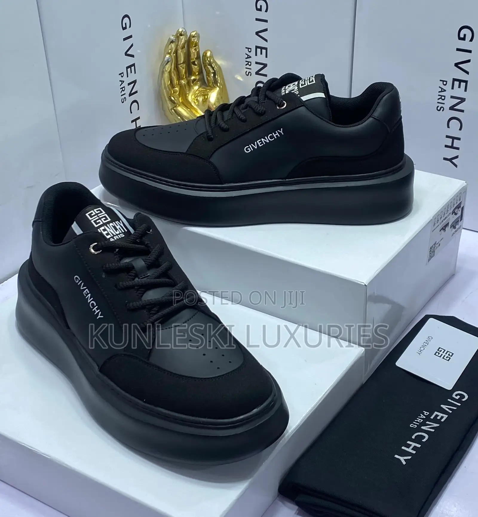 Original Givenchy Men Leather Sneakers