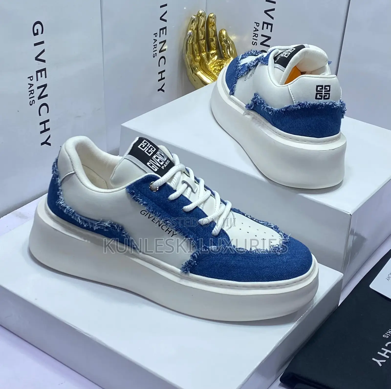 Original Givenchy Men Leather Sneakers