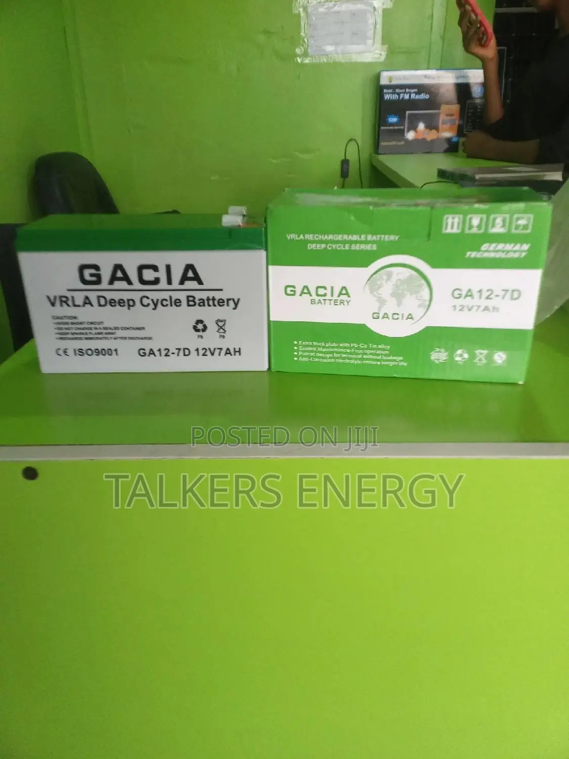 Gacia 12v 7ah Deep Cycle Battery