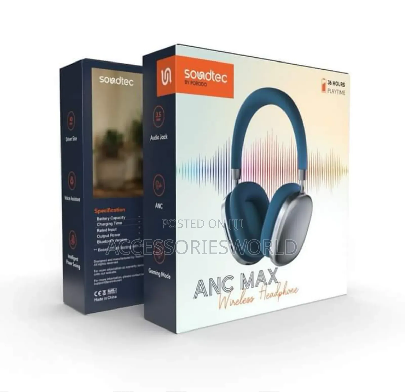 Porodo Soundtec ANC MAX Wireless Headphone