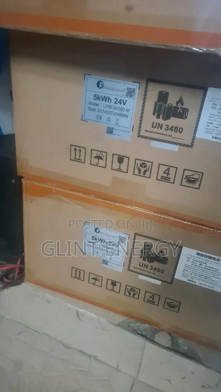 5kwh 24v Falicity Lithium Iron Batteries