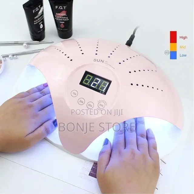 2 Hands UV Hygienic Nail and Hand Dryer With LED Light - 48W