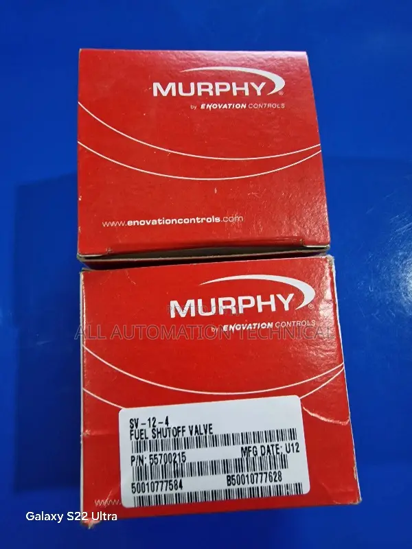 Murphy Controls SV-12-4 Diesel Fuel Shutoff Valve (55700215)