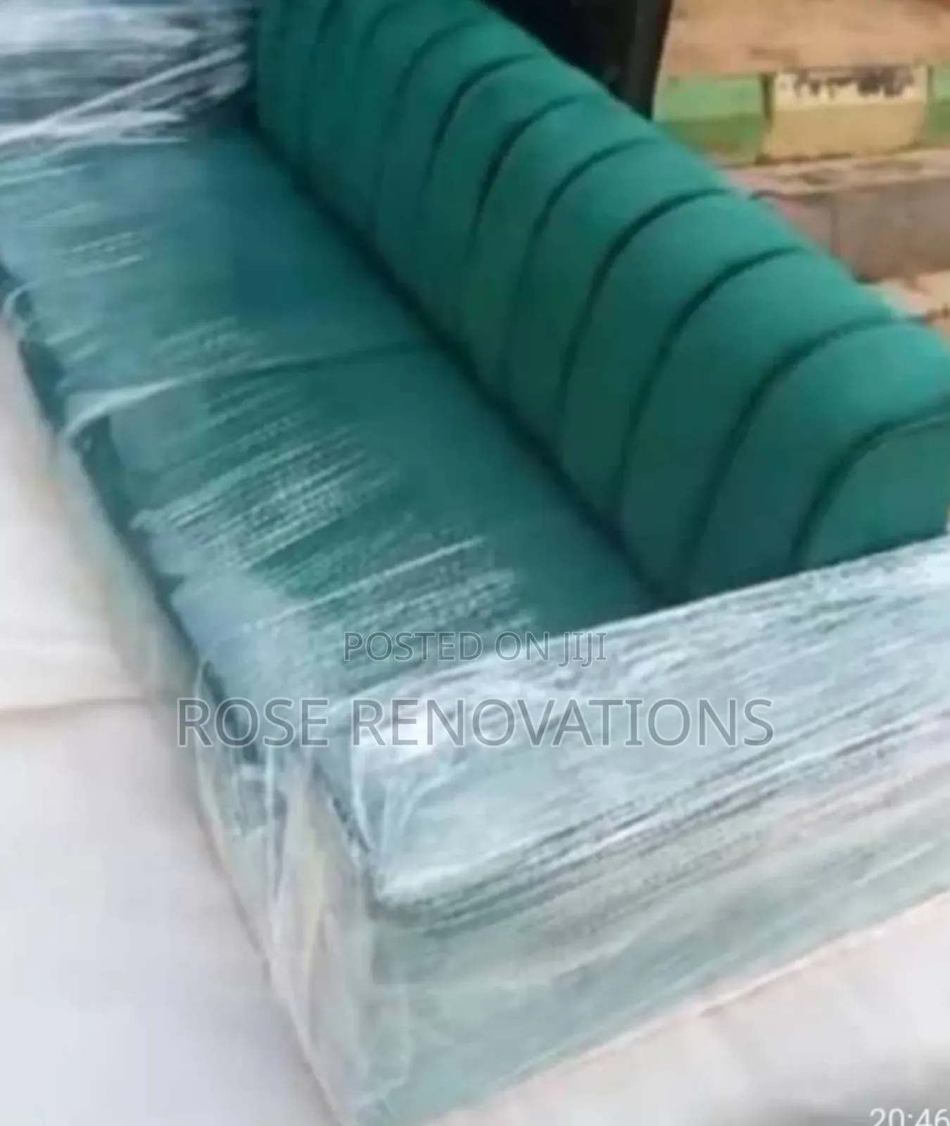 Brand New Set of Green Color Sofa