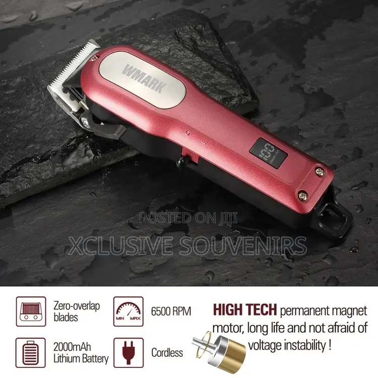 Wmark 6500rm Led Professional Cordless Electric Hair Clipper