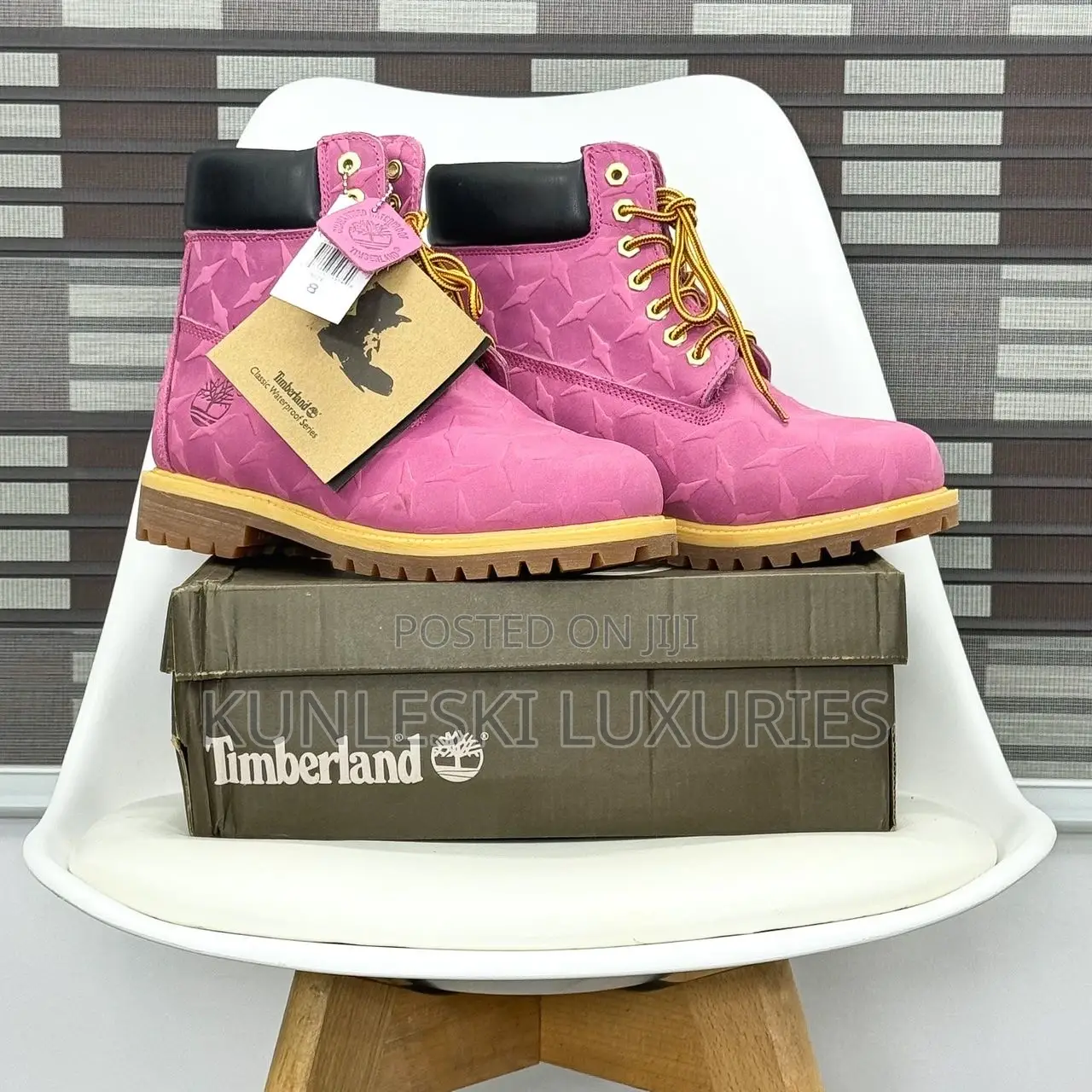 Supreme Nyc X Timbeland Diamond Plate 6 Inch Waterproof Boot