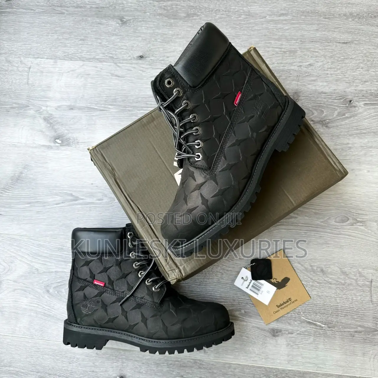 Supreme Nyc X Timbeland Diamond Plate 6 Inch Waterproof Boot