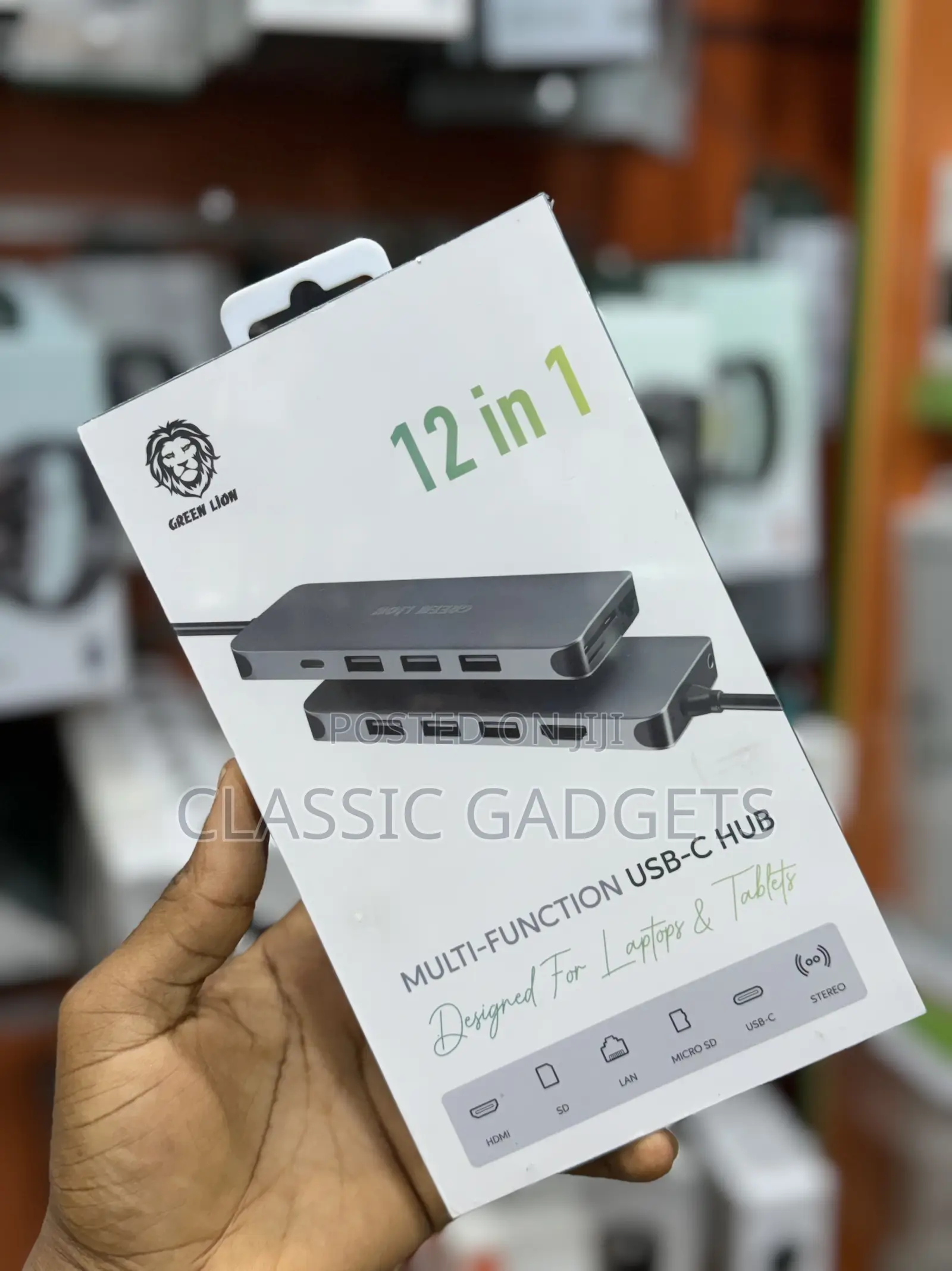 Green Lion 12-in-1 USB-C Multifunction Hub