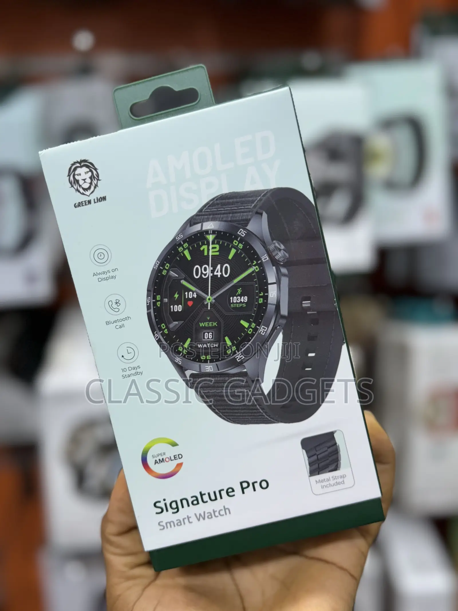 Green Lion Signature Pro Super Amoled Smart Watch
