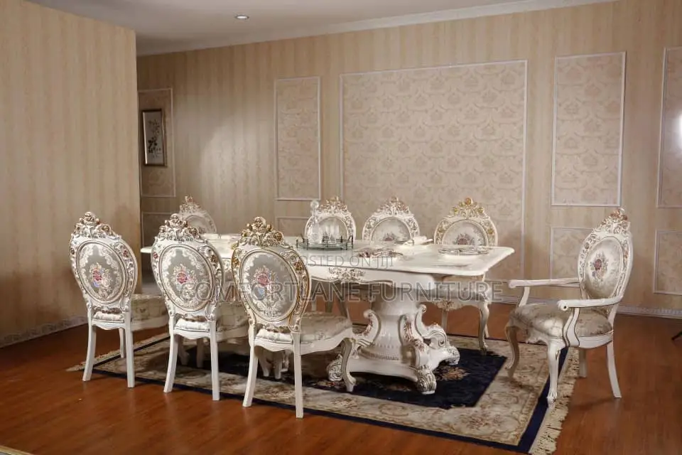 Royal Dining Table Set With 8 Seater