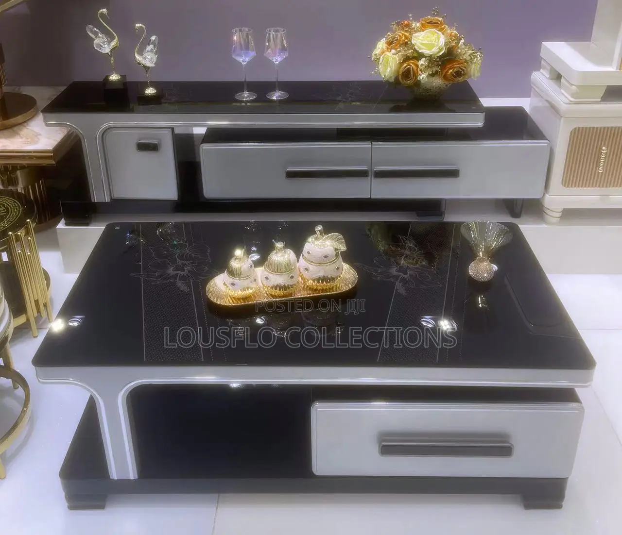 Set of Tv Stand and Centre Table