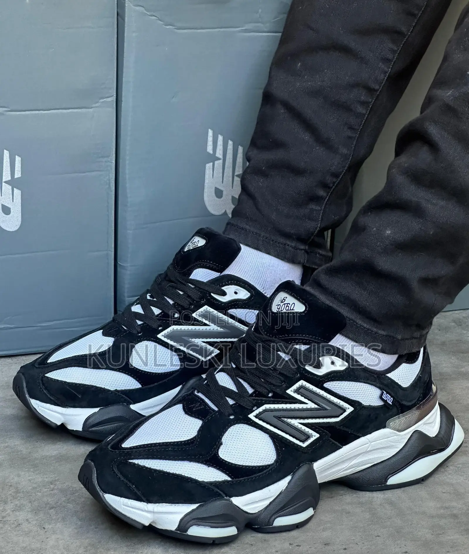 Original New Balance 9060 Panda Sneakers