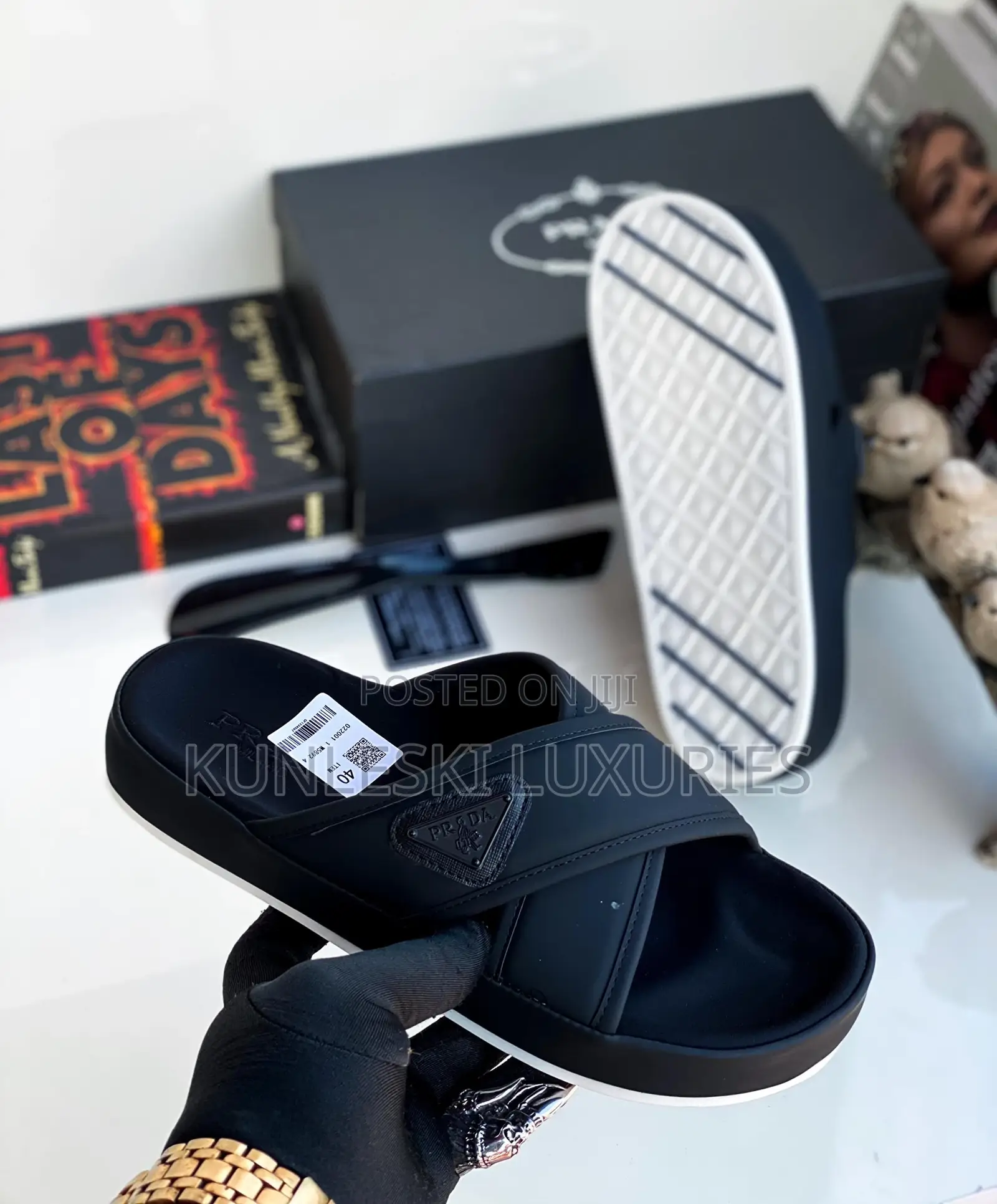 Original Prada Men Slippers / Slides Collection