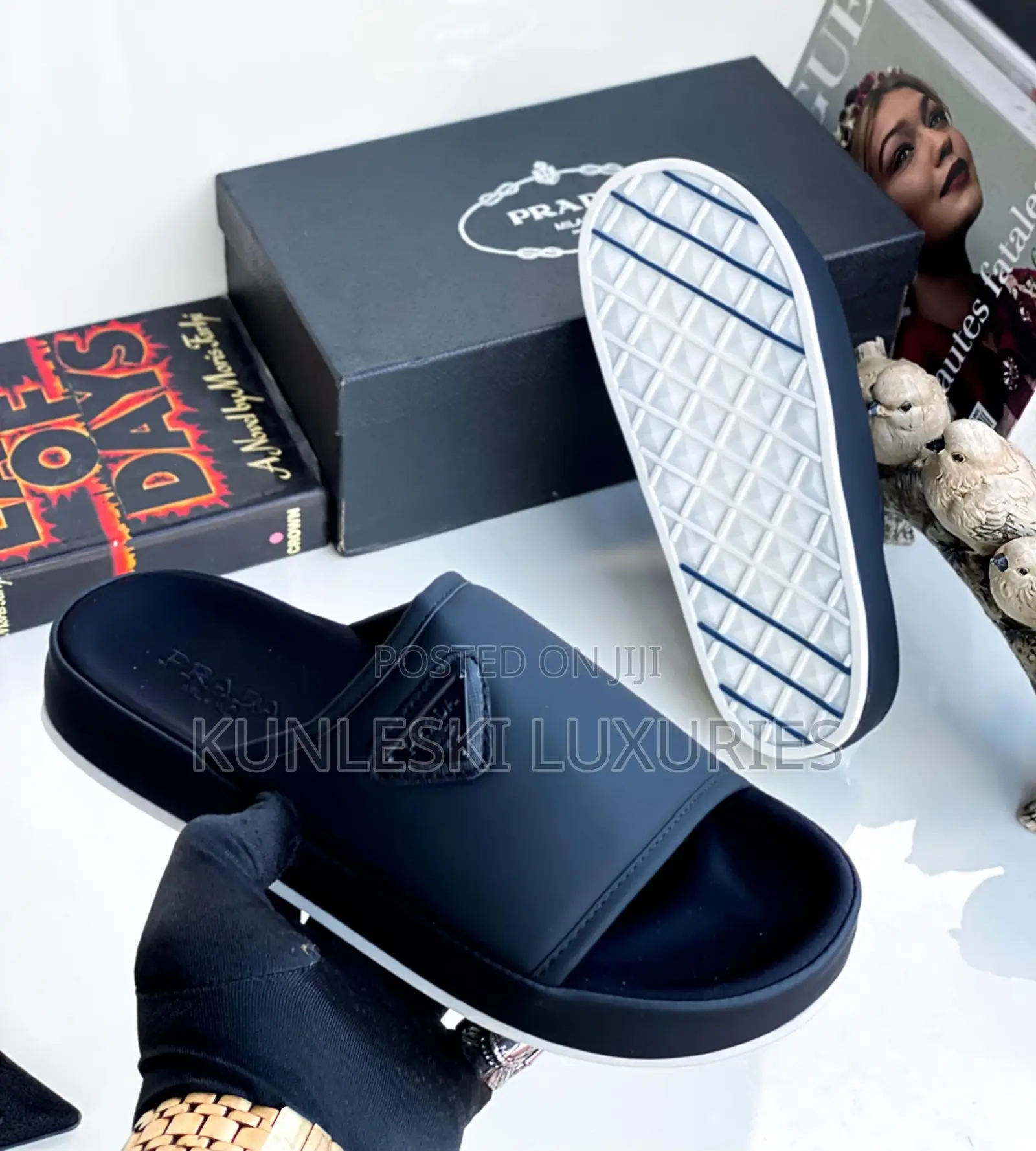 Original Prada Men Slippers / Slides Collection