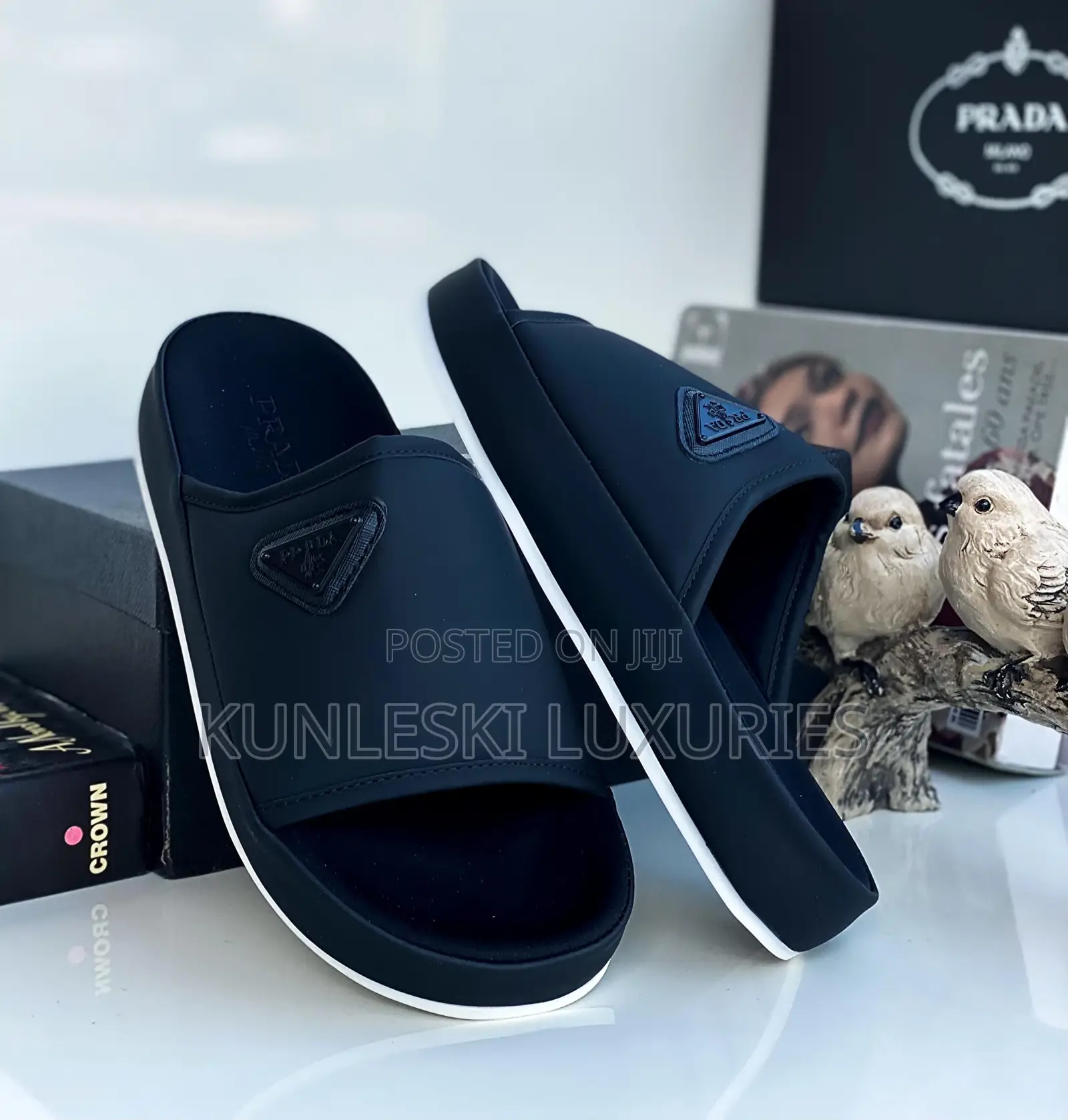Original Prada Men Slippers / Slides Collection