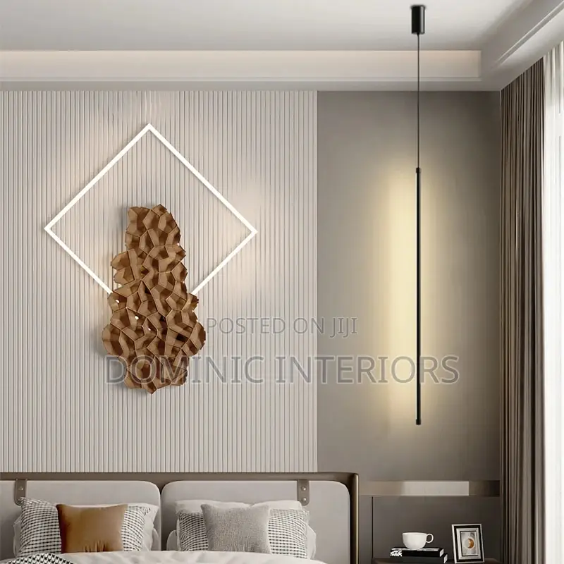 Minimalist Black Aluminium Chandelier