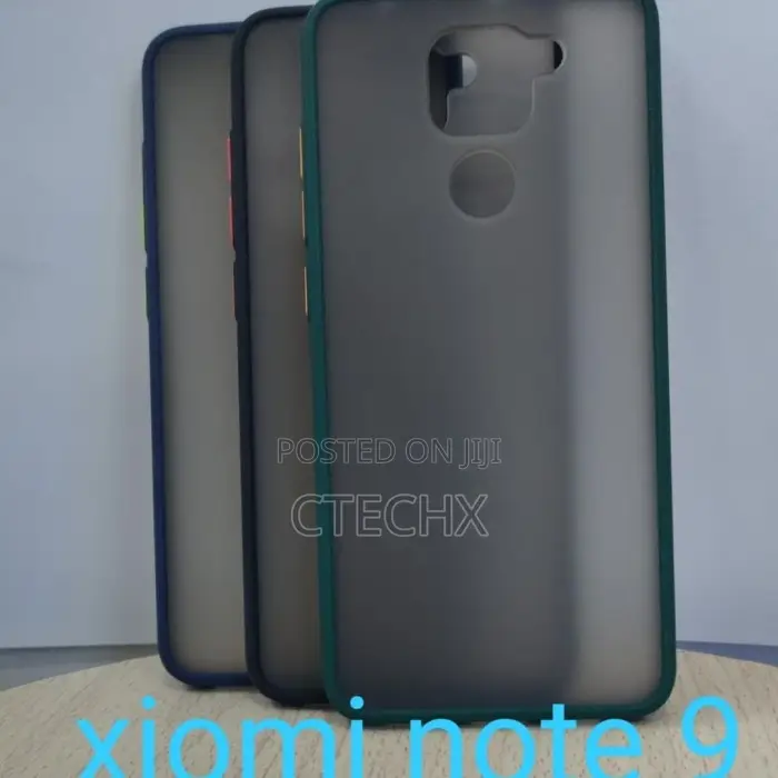 Shockproof Silicone Safe Case for Redmi Note 9 With Keyring