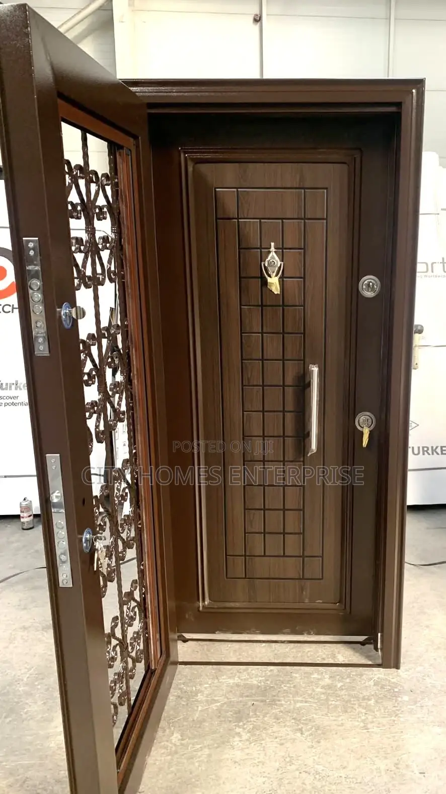 Quality 3ft Turkey Burglary Security Double Door