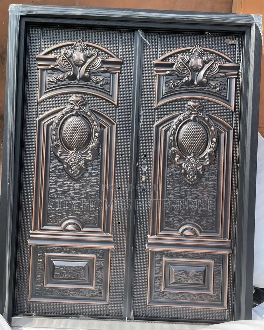 Solid 5ft Copper Cast Door Water Friendly