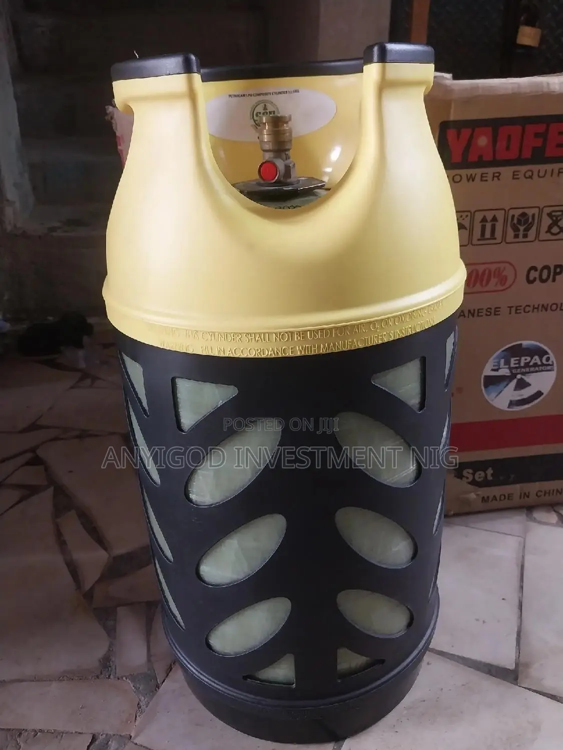 Fibre Gas Cylinder Transparent 12.5kg