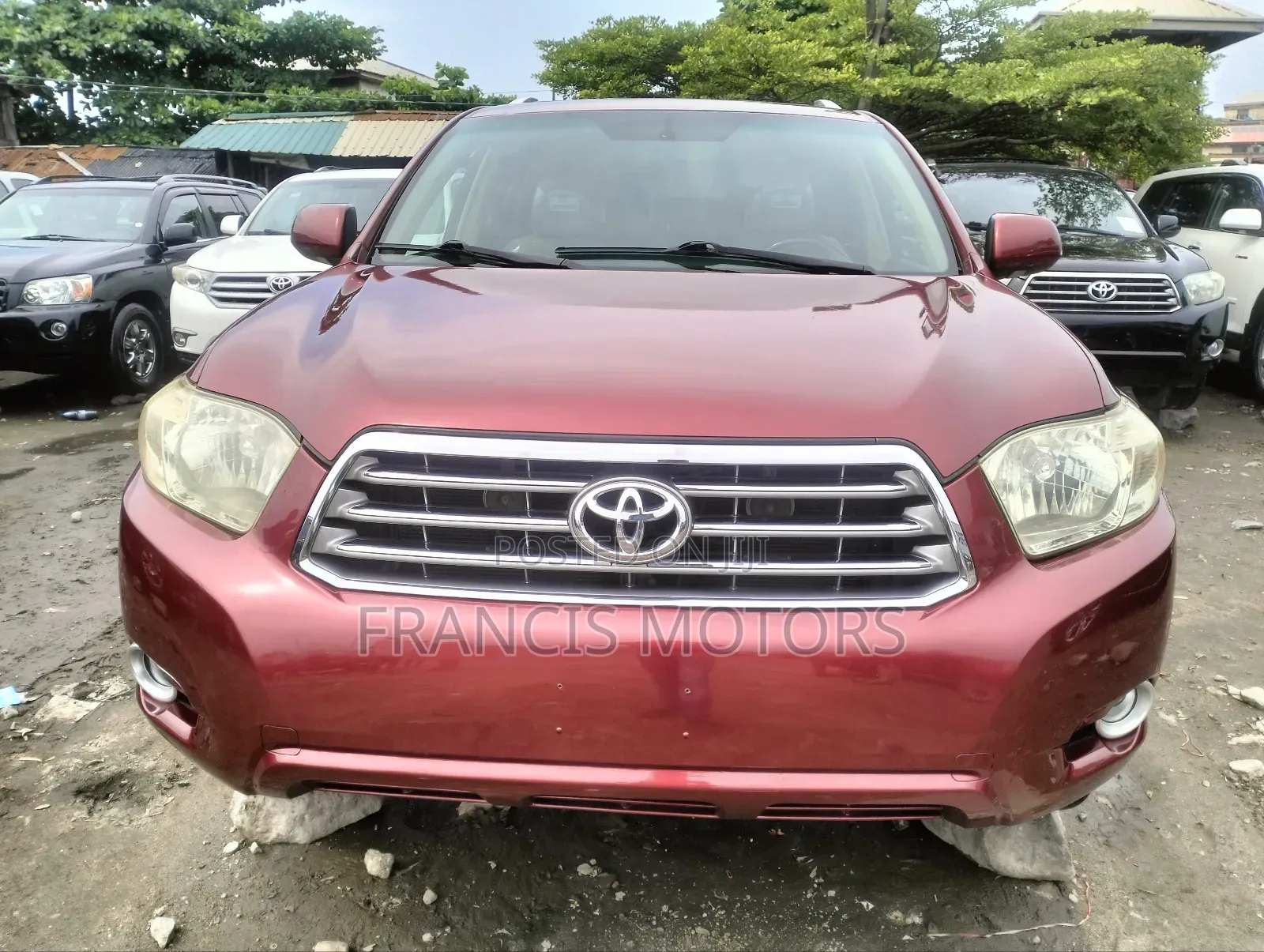 Toyota Highlander 2008 Red