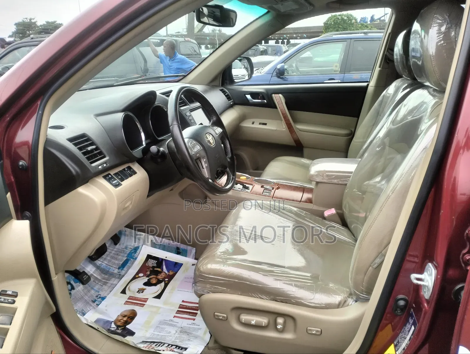 Toyota Highlander 2008 Red