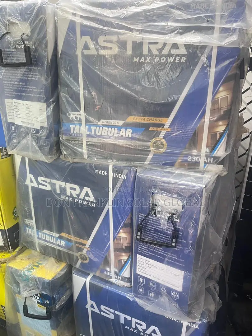 220ah Astra Max Power Tubular Battery