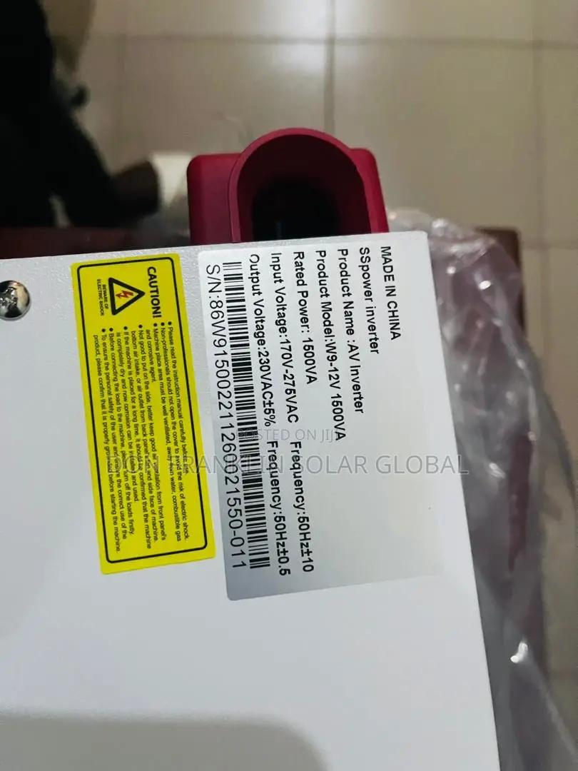 1.5kva/12v Ss Power Solar Pure Sine Wave Inverter