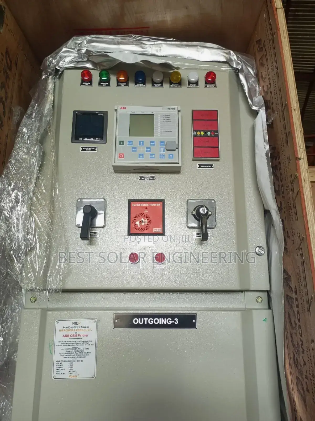 11kv Ht Abb Indoor Electric Panel (Outgoing)