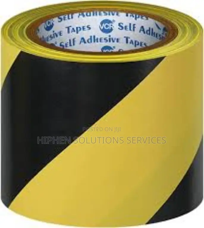 Warning Tape Yellow And Black