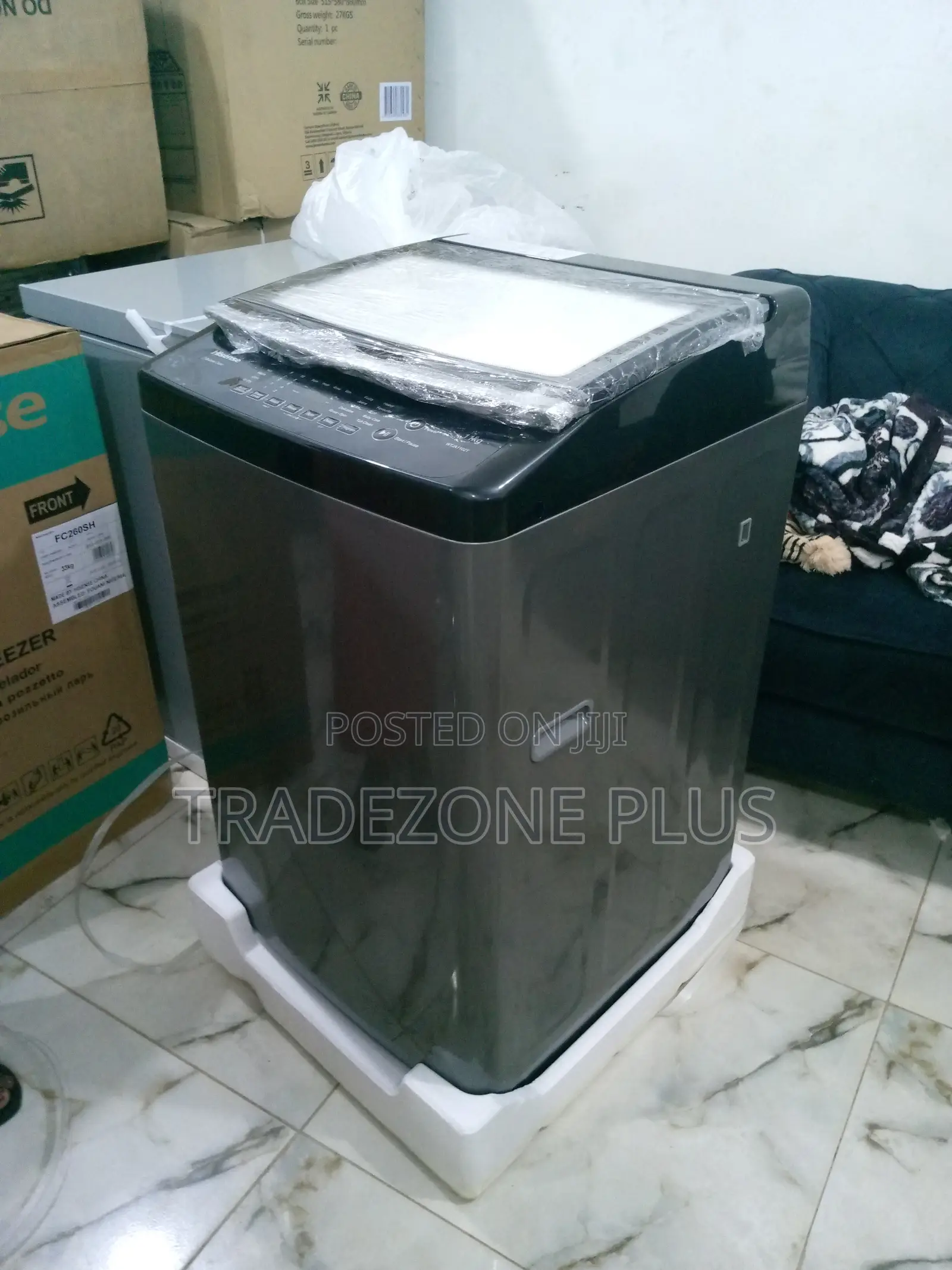 Brand New Hisense Wash Machine Silver Wtja1102t